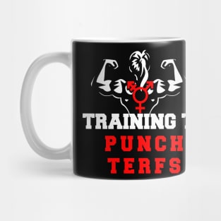 training to punch terfs Mug
